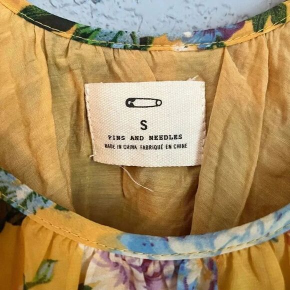 Pins and Needles Urban Outfitters Floral Mini Dress Size Small Summer Dress - Picture 3 of 5